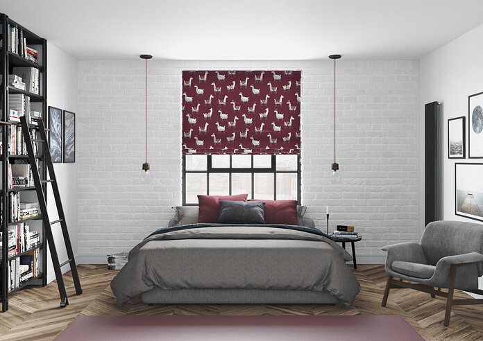 Alpaca, Salsa - Roman Blind - Image 5